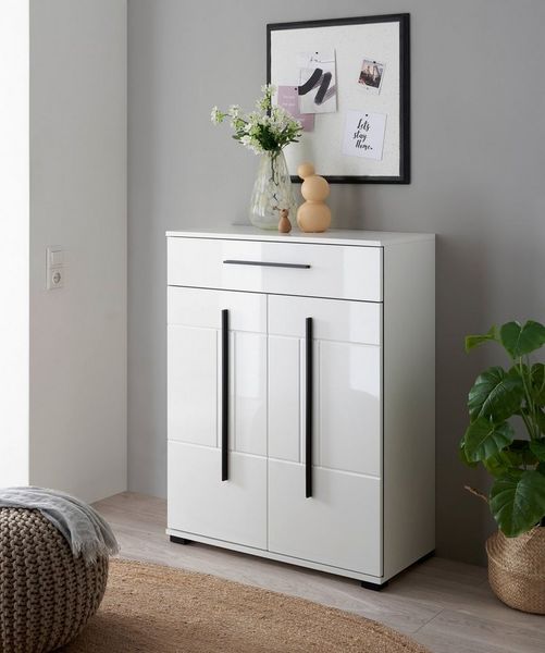 Home affaire Garderobenschrank Cantara, Schrank in zwei Farben, modernes Sideboard, Kommode vielseitig einsetzbar, ausreichend Stauraum, 80 cm breit