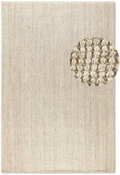HANSE Home Teppich Jaipur Juteteppich, Läufer und Rund, rechteckig, Höhe: 10 mm, Naturfaser, Nachhaltig, Wohnzimmer, Esszimmer, Schlafzimmer, Boho, GRS