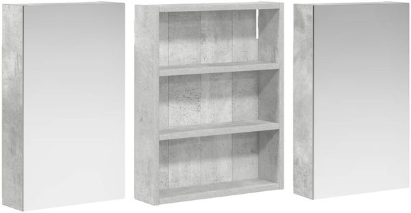 vidaXL Badezimmerschrank-Set 3 pcs 100 x 10,5 x 50 cm Holzwerkstoff 3403683 Bild 5