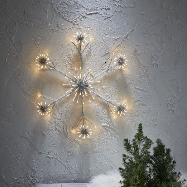 LED-Silhouette "Flower Snowflake", Schneeflocke