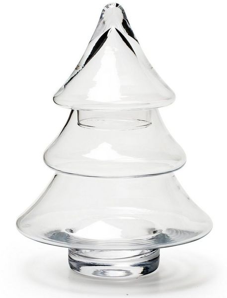 Annastore Vorratsglas Dekoglas Tannenbaum H 28 cm zum Öffnen und Selbstbefüllen Dekorieren