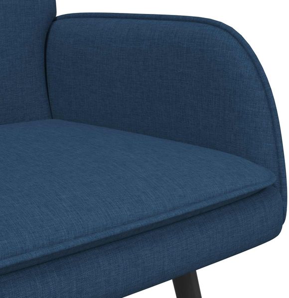 vidaXL 2-Sitzer Sofa Blau 115 x 61 x 87 cm Stoff 42028910 Bild 7
