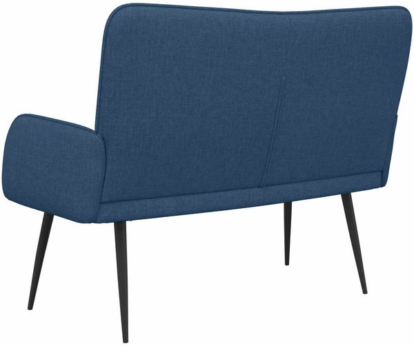 vidaXL 2-Sitzer Sofa Blau 115 x 61 x 87 cm Stoff 42028910 Bild 6