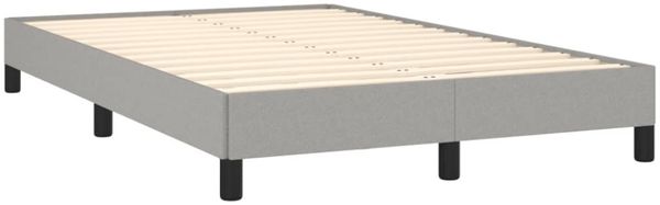 vidaXL Polsterbett, Stoff, 25,0 cm, Hellgrau, 120x190 cm Bild 9