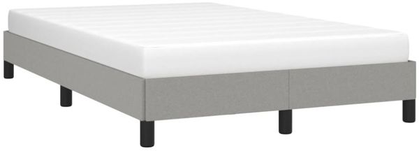 vidaXL Polsterbett, Stoff, 25,0 cm, Hellgrau, 120x190 cm Bild 6