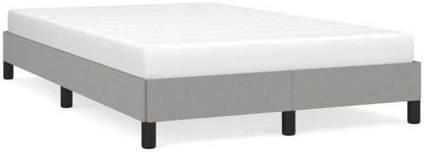 vidaXL Polsterbett, Stoff, 25,0 cm, Hellgrau, 120x190 cm Bild 2