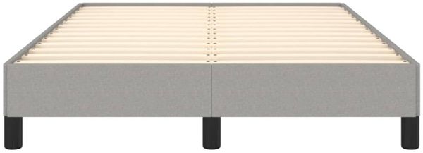 vidaXL Polsterbett, Stoff, 25,0 cm, Hellgrau, 120x190 cm Bild 3