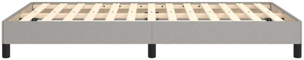 vidaXL Polsterbett, Stoff, 25,0 cm, Hellgrau, 120x190 cm Bild 8