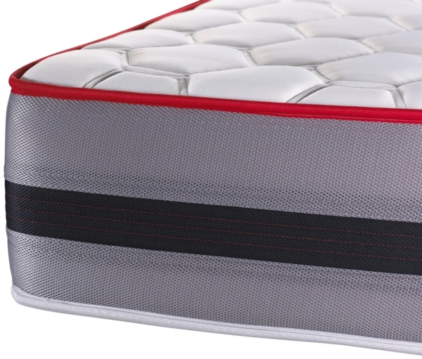 VITALSPRING RECOVER matratze 160x200 cm + Bettgestell mit lattenrost, Härtegrad 3, Taschenfedern und Rückstellschaum, Höhe : Bild 4