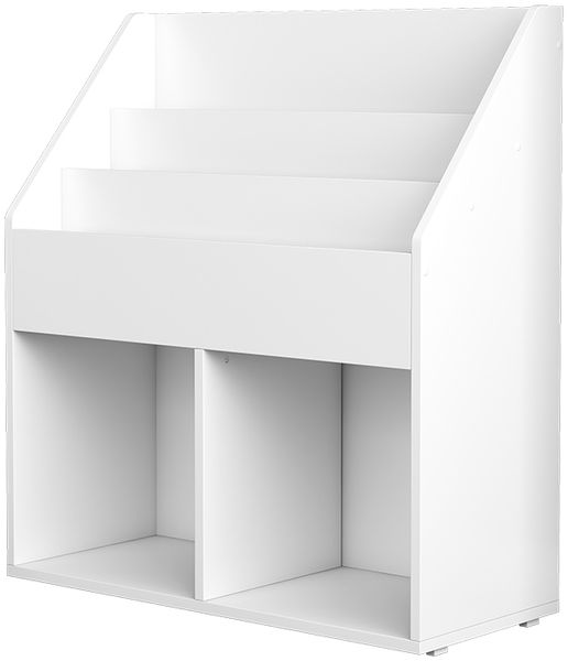 Kinderregal Conny Weiß 72 x 79 cm mit großen Ablagen Vicco