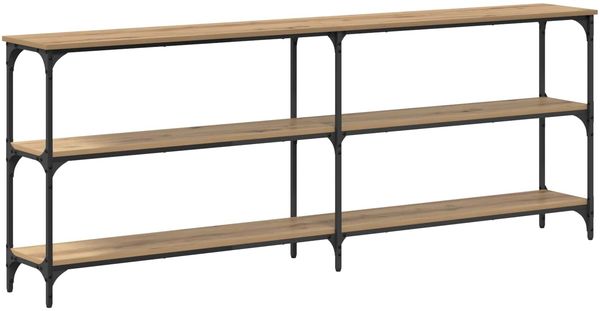 Konsolentisch, Beistelltisch, Konsole Artisan-Eiche 200 x 29 x 75 cm