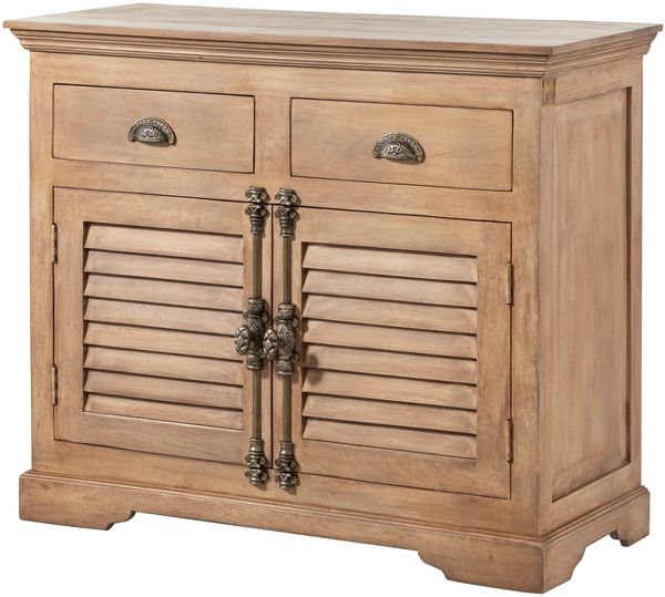 Sideboard Mango 107x45x90 beige geölt TOULOUSE #07