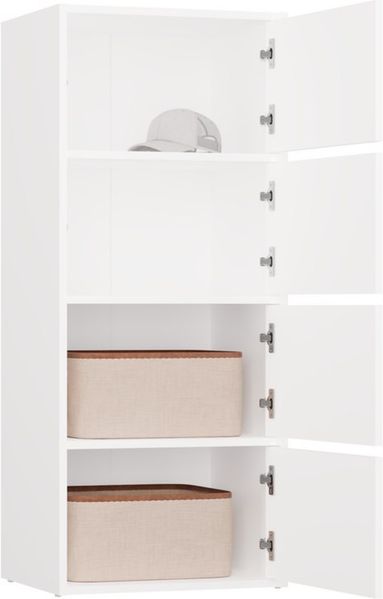 Raumhirsch Furniture Kommode Sideboard 48,5 cm breit (Maße 40 x 48,5 x 119cm, 4 Schubladen, Sideboard Organizer für jeden Raum), verschiedene Farben