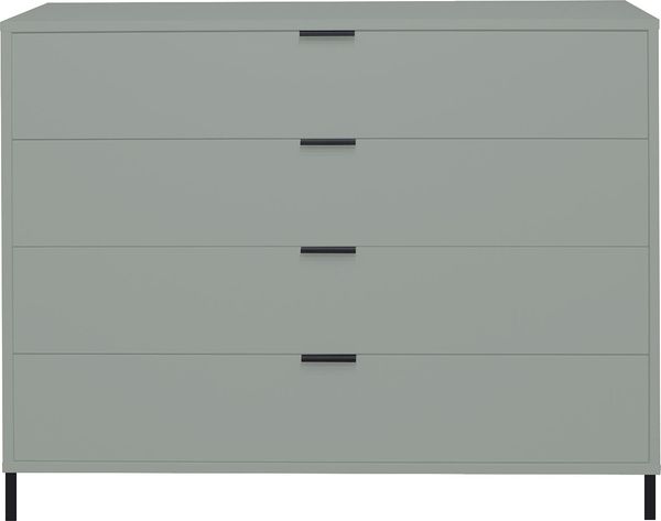 Kommode Erna 119x45x102 Pinie Green matt Lack 14722-Q