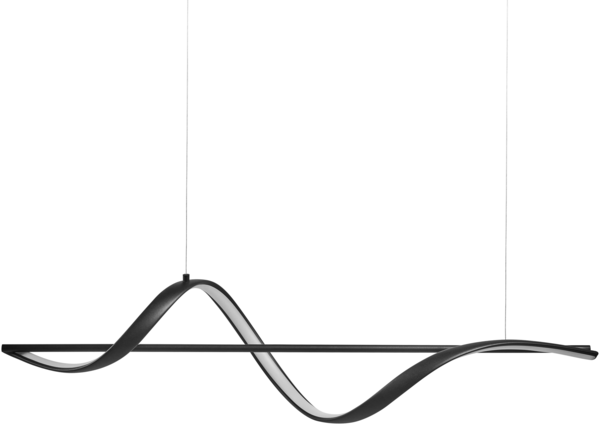 LED Hängeleuchte KHUTTI mit Dimmer Metall Schwarz