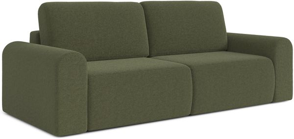 AX LIVING Modern Schlafsofa Otterton 250 cm Schlafsofa Grün Bettkasten