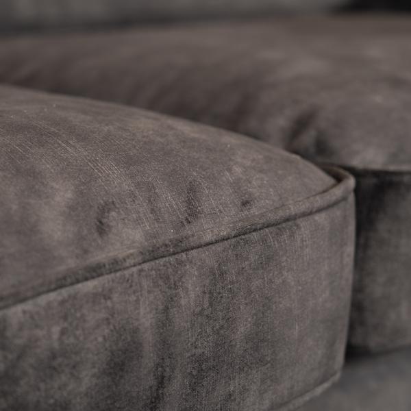 Bronx71 Samt Sofa 2-Sitzer Florida anthrazit Bild 4