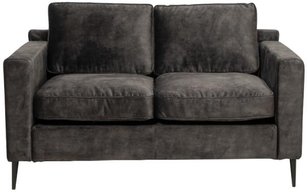 Bronx71 Samt Sofa 2-Sitzer Florida anthrazit Bild 7