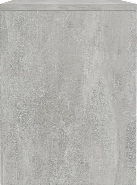 vidaXL Nachttische 2 Stk. Betongrau 40 x 30 x 40 cm Spanplatte [800018] Bild 5