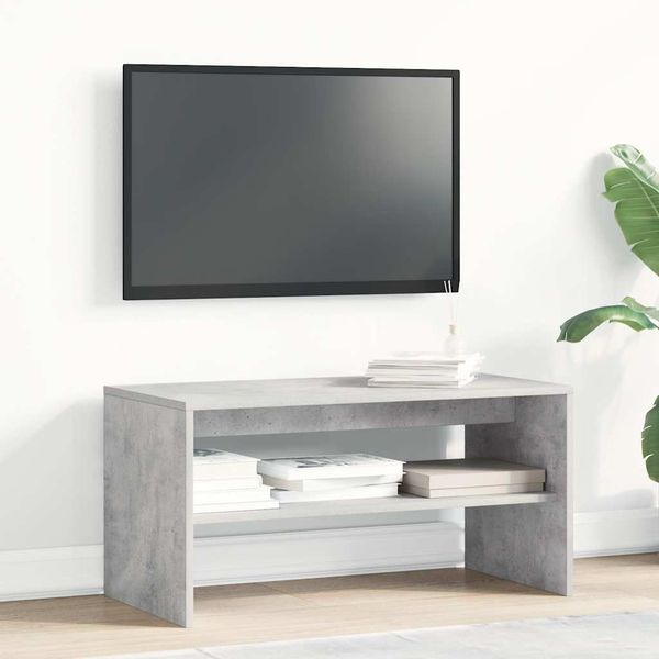 vidaXL TV-Schrank Betongrau 80x40x40 cm Holzwerkstoff 859112 Bild 3