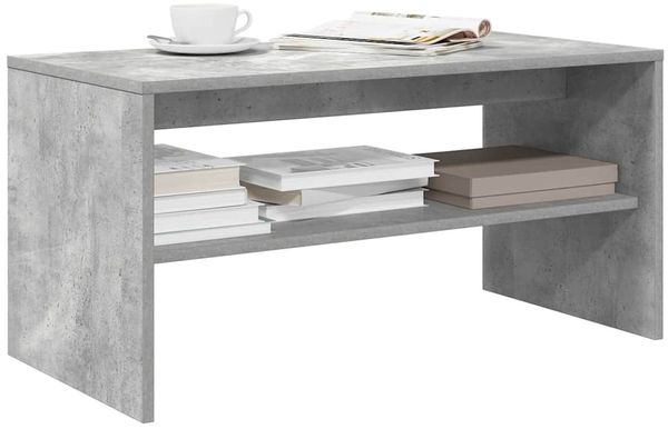 vidaXL TV-Schrank Betongrau 80x40x40 cm Holzwerkstoff 859112