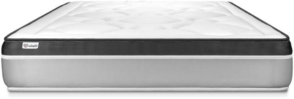 VITAL ERGO matratze 105x190 cm, Taschenfedern und Rückstellschaum, Härtegrad 4, Höhe : 26 cm, 7 Komfortzonen Bild 2
