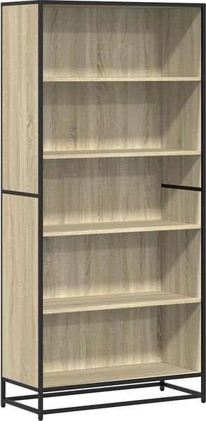 Bücherregal | Standregal Sonoma-Eiche 80,5x35x170,5 cm Holzwerkstoff