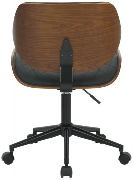 Bürostuhl Harvest Kunstleder walnuss/schwarz Bild 4