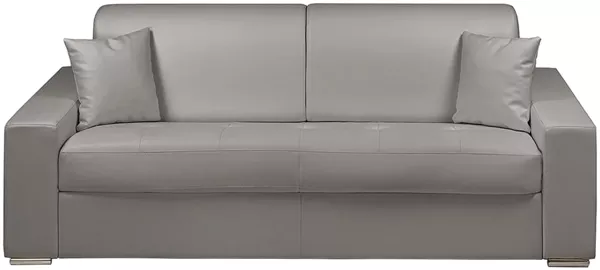 Schlafsofa 4-Sitzer EMIR - Grau - Liegefläche: 160 cm - Matratzenhöhe: 14 cm