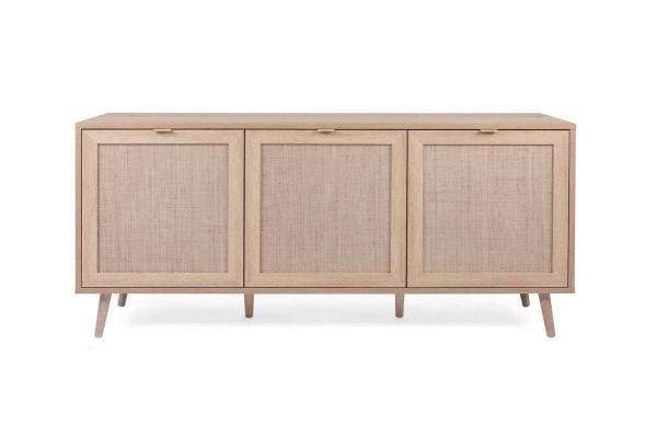 Sideboard >Kuta< in Sonoma-Eiche - 150x71x40cm (BxHxT)