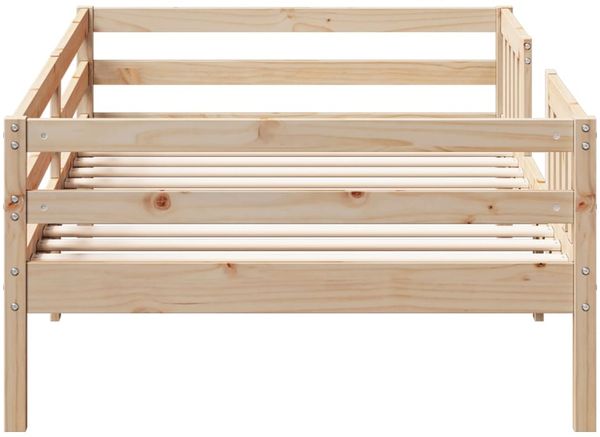 vidaXL Massivholzbett ohne Matratze 100x200 cm Kiefernholz 846970 Bild 5