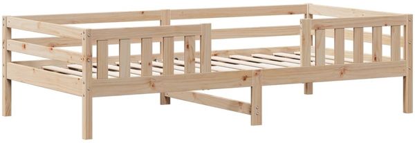 vidaXL Massivholzbett ohne Matratze 100x200 cm Kiefernholz 846970 Bild 3