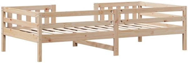 vidaXL Massivholzbett ohne Matratze 100x200 cm Kiefernholz 846970 Bild 6