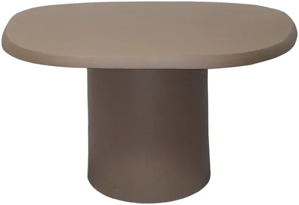 Vente-unique 'ZINARA' Couchtisch, Metall Braun, 56 x 36 x 70 cm