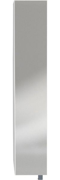 Mäusbacher Schuhschrank drehbar, 5 Fächer, in weiss / Spiegel - 34x190x27 (BxHxT)
