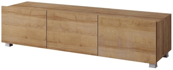 Lomadox Wohnwand CAIRNS-132, (6-St), in Eiche Nb, Modern, grifflos Bild 3