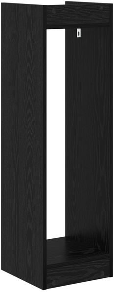 vidaXL Pflanzenständer mit Regal 2 pcs Schwarze Eiche 30 x 30 x 100 cm 899565 Bild 8