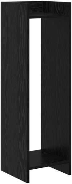 vidaXL Pflanzenständer mit Regal 2 pcs Schwarze Eiche 30 x 30 x 100 cm 899565 Bild 5