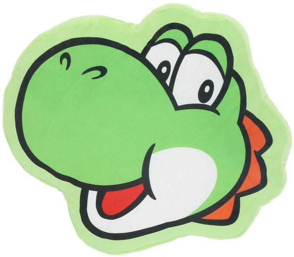 Nintendo Dekokissen Super Mario Yoshi Kissen 36 cm Kinder Dekokissen figürlich
