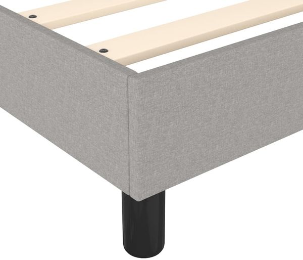 Boxspringbett Hellgrau 180x200 cm Stoff [3120878] Bild 7