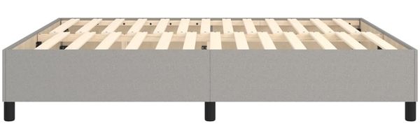 Boxspringbett Hellgrau 180x200 cm Stoff [3120878] Bild 6