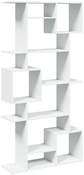 vidaXL Bücherregal Weiß 92x29x188 cm Holzwerkstoff 3310316