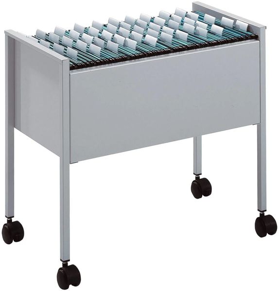 Durable Economy Suspension File Trolley 80 A4 1 Regale Silber 655 mm 368 mm 592 mm