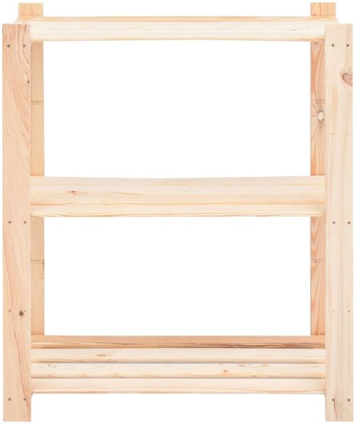 vidaXL Lagerregale 3 Böden 10 Stk. 80x38x90cm Massivholz Kiefer 150kg 3051120 Bild 4