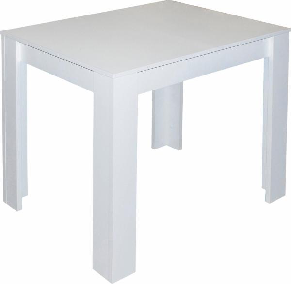 Esstisch Pit 0566 80x60 weiss matt B H T 80 x 75 x 60 cm