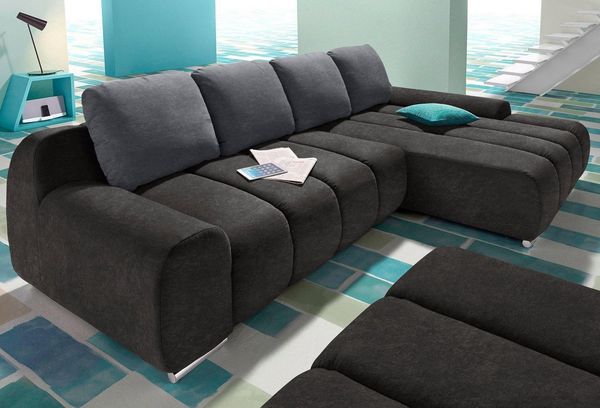 INOSIGN Ecksofa Bono L-Form, wahlweise mit Bettfunktion