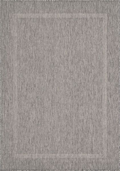 Outdoor Teppich Renata rechteckig - 280x370 cm - Grau
