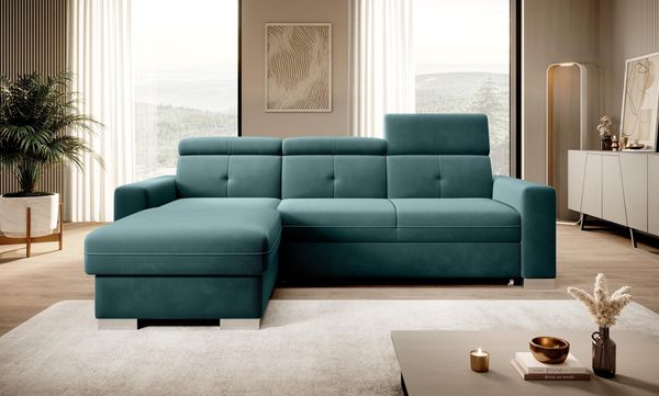 Wohnideebilder Fresia Dunkelgrün Ecksofas & Eckcouches CO-FR-LT-38VE
