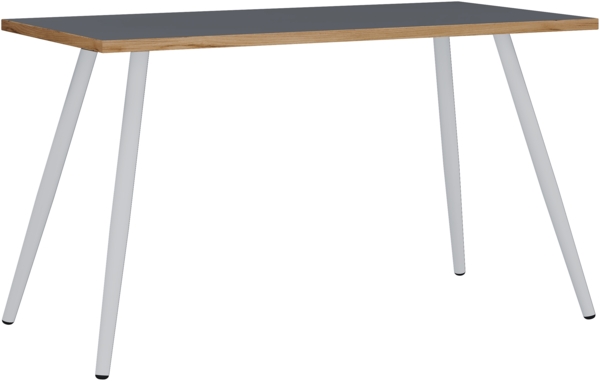 VCM Schreibtisch Salia 920921 Anthrazit / Honig-Eiche H. 70 x B. 138 x T. 50 cm Bild 2