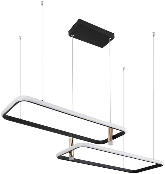 LED Hängeleuchte, dimmbar, Fernbedienung, CCT, L 101,5 cm